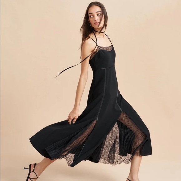 La Ligne Nora Dress in Black in size 0 - Picture 5 of 12